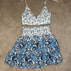 Lulus floral two piece set